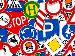 Page Stickers Stickers signs Traffic regulations